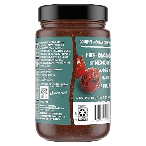 Miniatura 4 de Frontera salsa gourmet mexicana medio jalapeño cilantro 16 onzas 454 g
