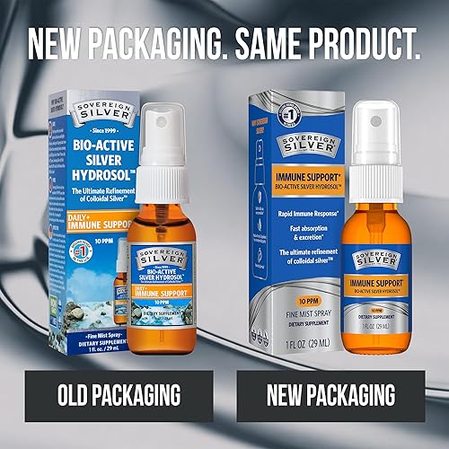 Miniatura 2 de Sovereign Silver Hidrosol bioactivo de plata 10 PPM Spray de rociado fino, 1 onza