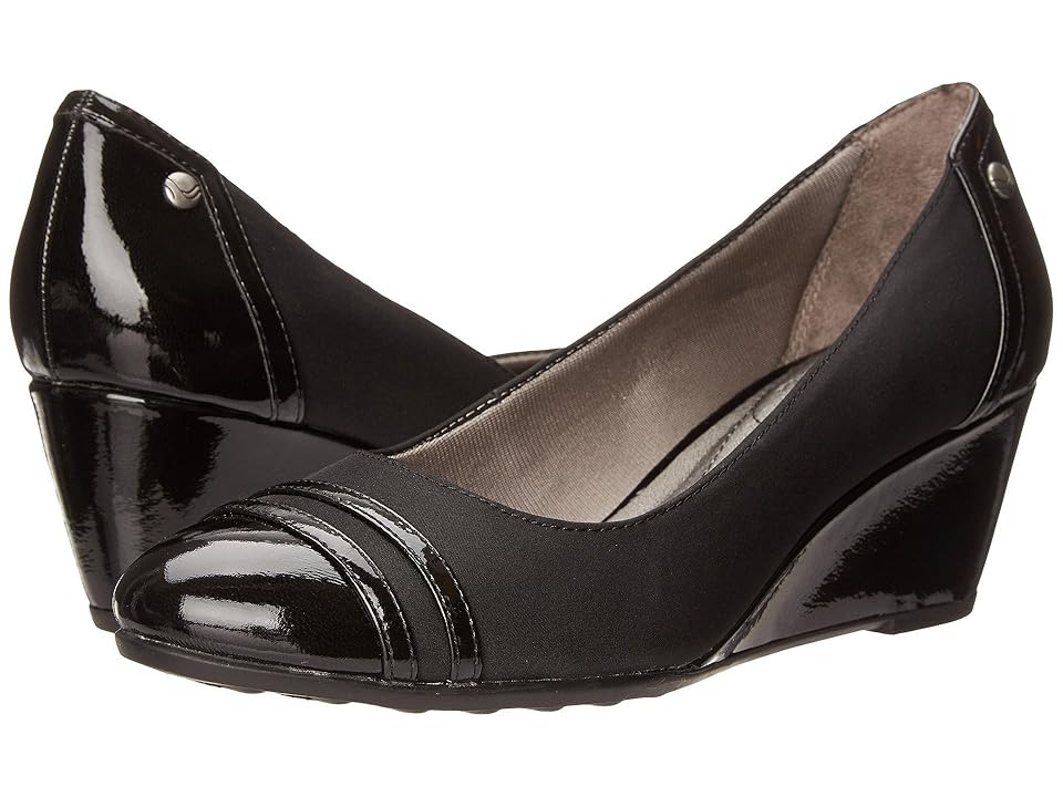 

LifeStride Juliana (Black Micron) Women's Wedge Shoes