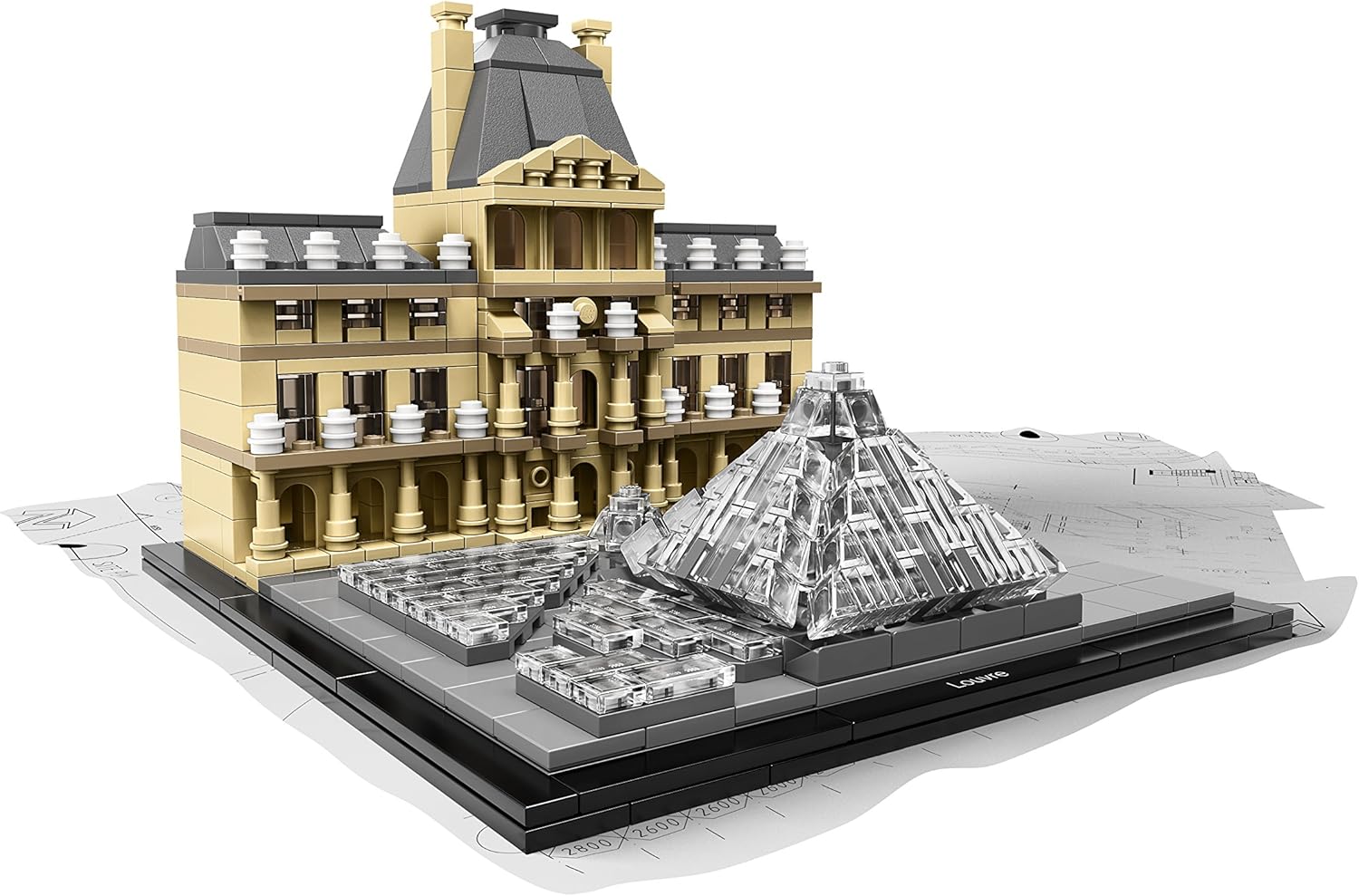 Exclusive LEGO Architecture Louvre Building Set