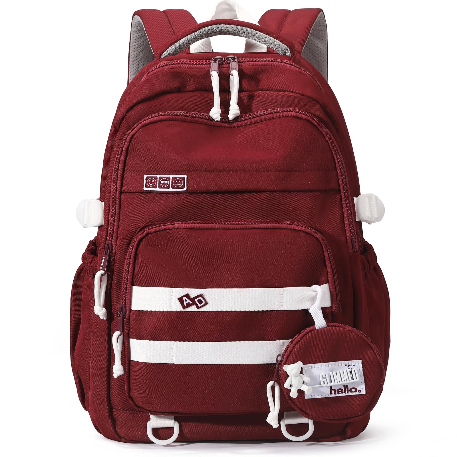 YJMKOI Aesthetic Backpack for Girls Large capacity Backpack for Teen Girls Middle School Kids Bookbags