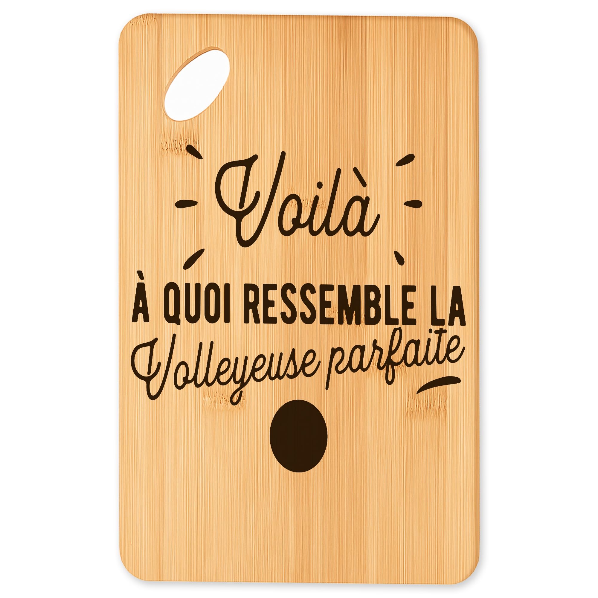 Plateau apéro en bambou Volley 11 idéal pour vos soirées barbecue d'été