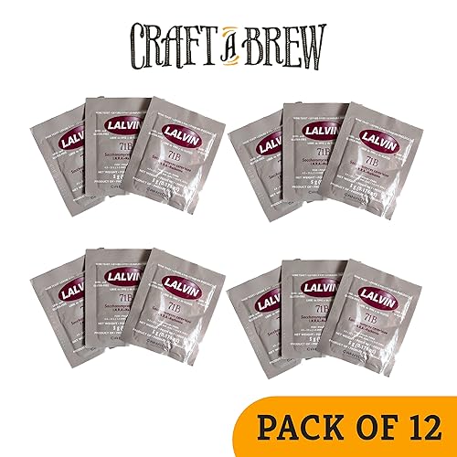 Miniatura 3 de Craft A Brew - Levadura de vino Lalvin 71B - Levadura de vino seco - Para vinos y sidras afrutadas - Ingredientes para fermentación casera -