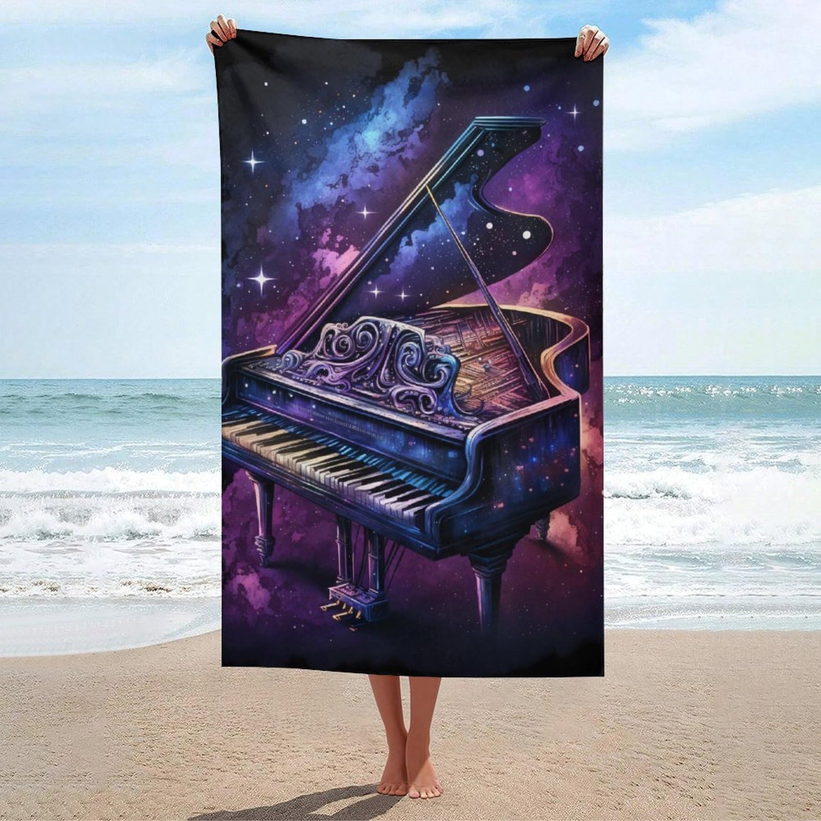 Serviette de plage à séchage rapide pour le camping et le sport