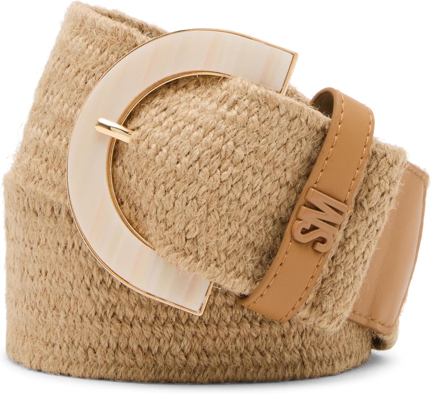 Steve Madden Women's Raffia Stretch Pant Belt