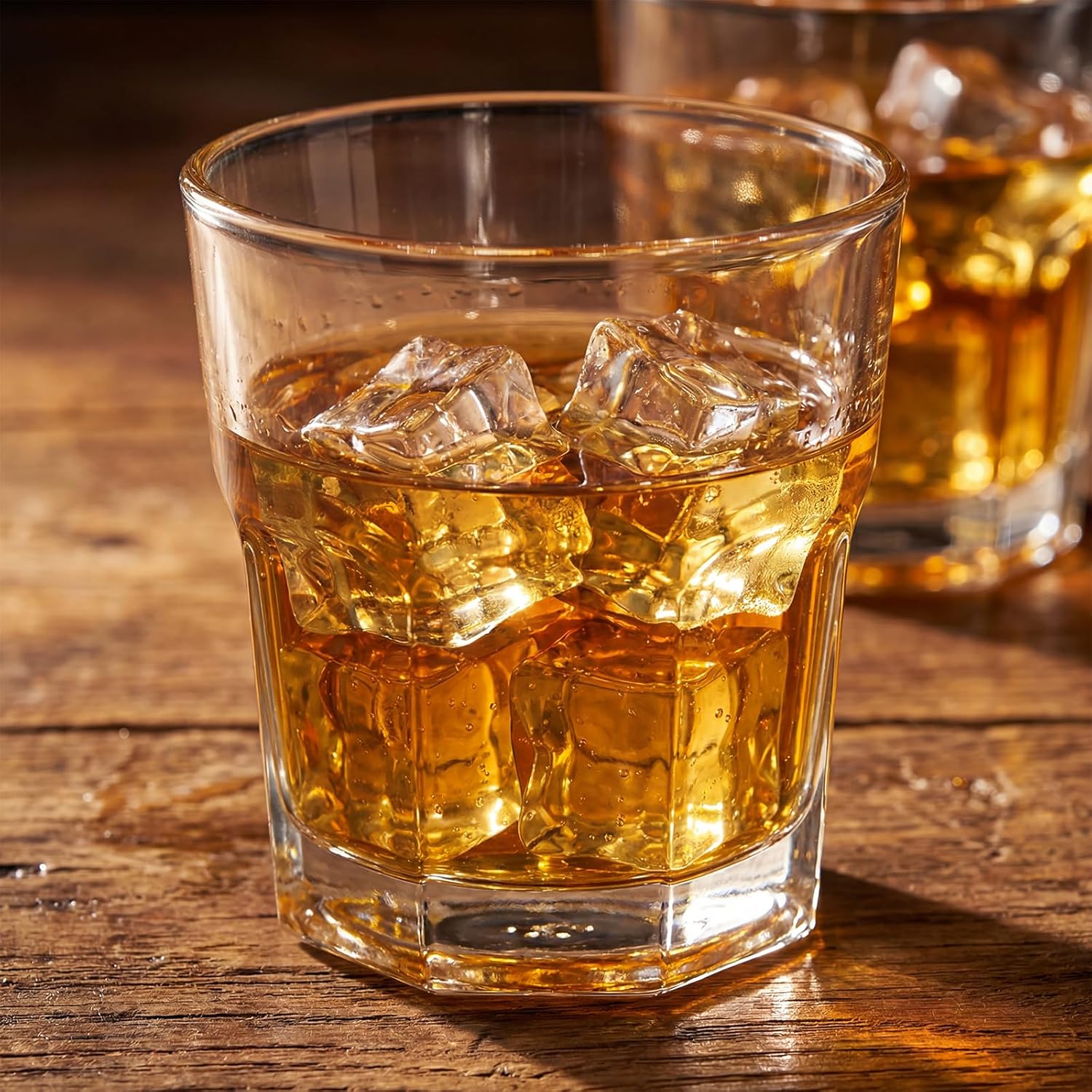 12-Pack 8oz Old Fashioned Glasses Set, Bulk Rock Glasses, Stackable Whiskey Tumbler for Bar Espresso Tasting, Drinking Glasses for Bourbon,Juice,Water,Cortado