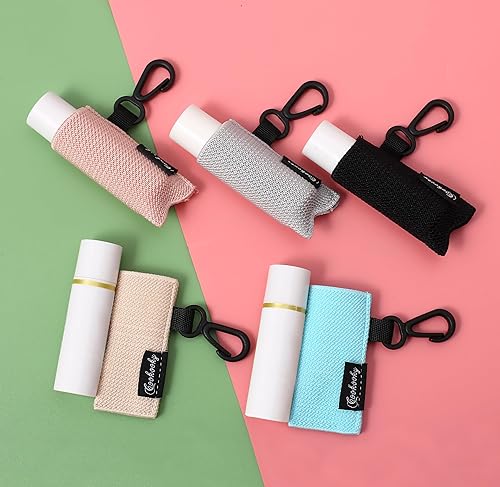 Miniatura 3 de COOKOOKY Chapstick - Llavero con bonito diseño minimalista para bálsamo labial