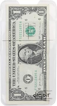 UBICON Reusable Vinyl Safe Deposit Envelope, Clear, Size 100