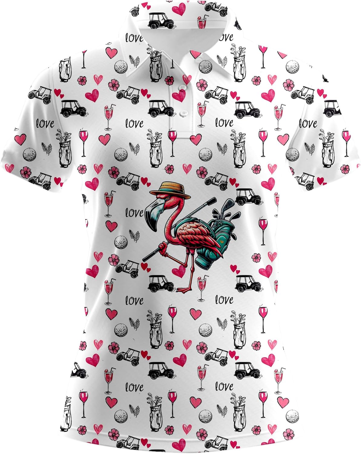 Womens Golf Shirt Funny Golf Shirts for Woman Short Sleeve Shirts for Tennis