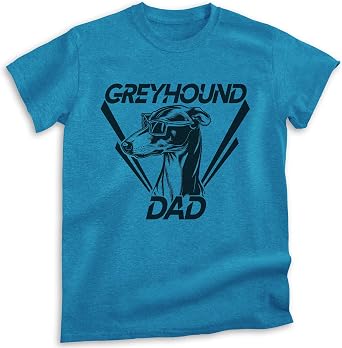 EVERTREE CLOTHING Greyhound Dad, Unisex Mens Shirt, Greyhound Owner, Funny Dog Dad Gift