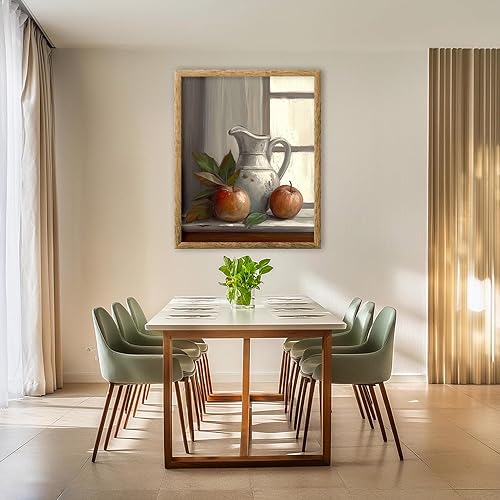 Miniatura 6 de Posterizer 1 pieza  estilo de pintura vintage de escena rústica de arreglos frutales 6  Regalo de arte de cocina y bar para hombres, mujeres,