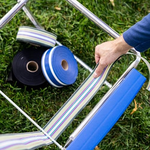 Miniatura 5 de Lawn Chair USA Correas de repuesto para silla de césped  correas para sillas de césped. Correas resistentes a los rayos UV fabricadas con