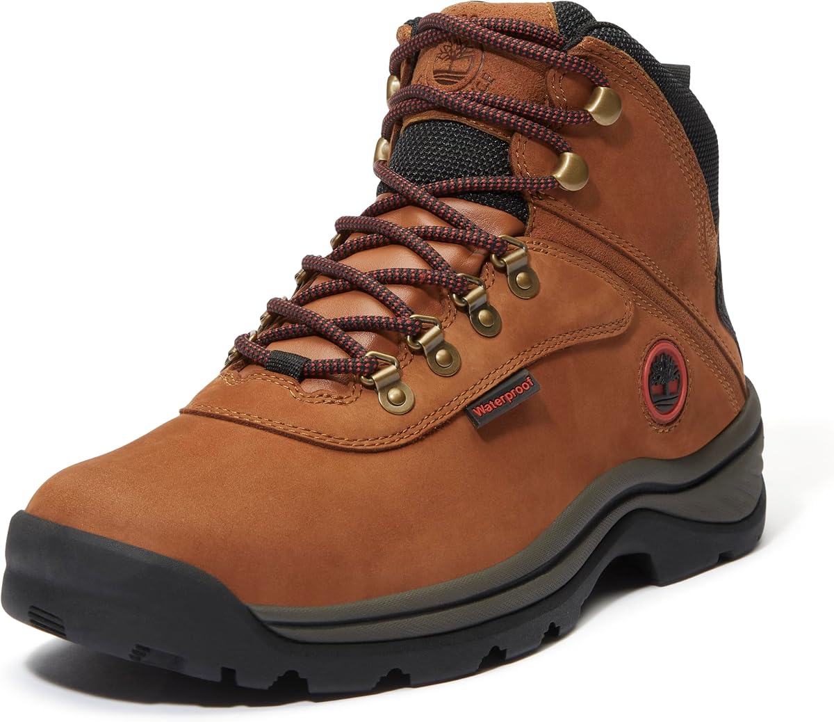Timberland Men's White Ledge Mid Waterproof Hiking Boot, Rust Nubuck, 12 Medium