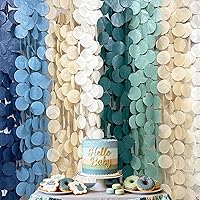 Vista 7 de Decoración para fiestas: telón de fondo amarillo degradado y papel de seda para cumpleaños, baby shower y más