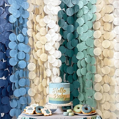 Miniatura 7 de Decoración para fiestas: telón de fondo amarillo degradado y papel de seda para cumpleaños, baby shower y más