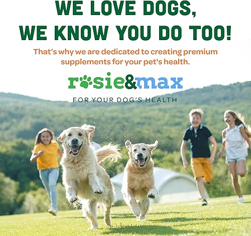 Miniatura 7 de ROSIE & MAX Suplemento calmante y silencioso para mascotas, masticables para perros, relajante y apoyo para la ansiedad para razas pequeñas,