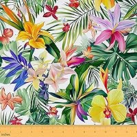 Vista 19 de Tela bohemia por yarda para proyectos de bricolaje, tela bohemia con estampado geométrico de rayas étnicas al aire libre para niños y niñas, tela