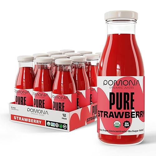 Pomona Organic Strawberry Juice (Pack of 12)
