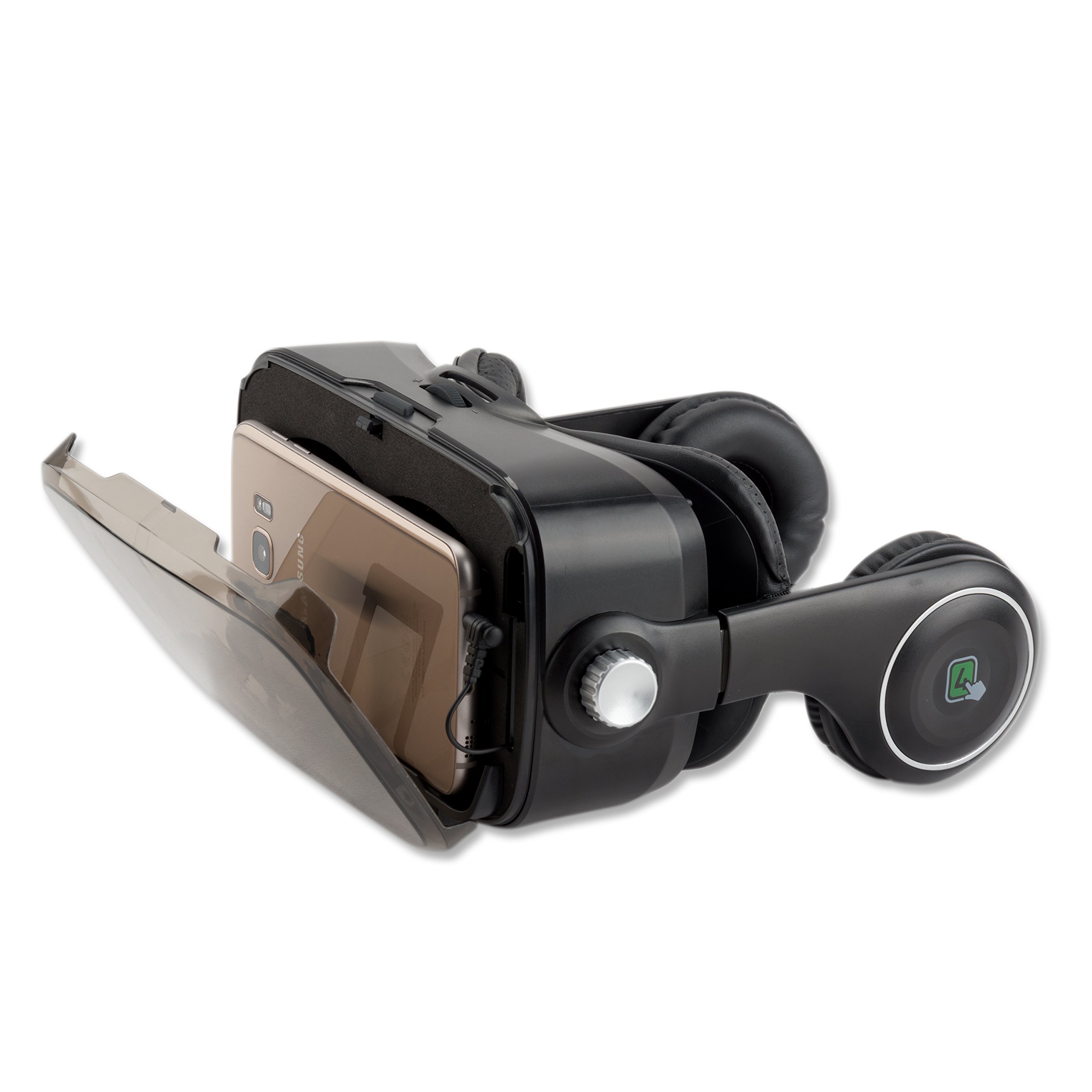 4Smarts Gafas De Realidad Virtual Espectador De Sonido, Negro, Universal, 4S466592