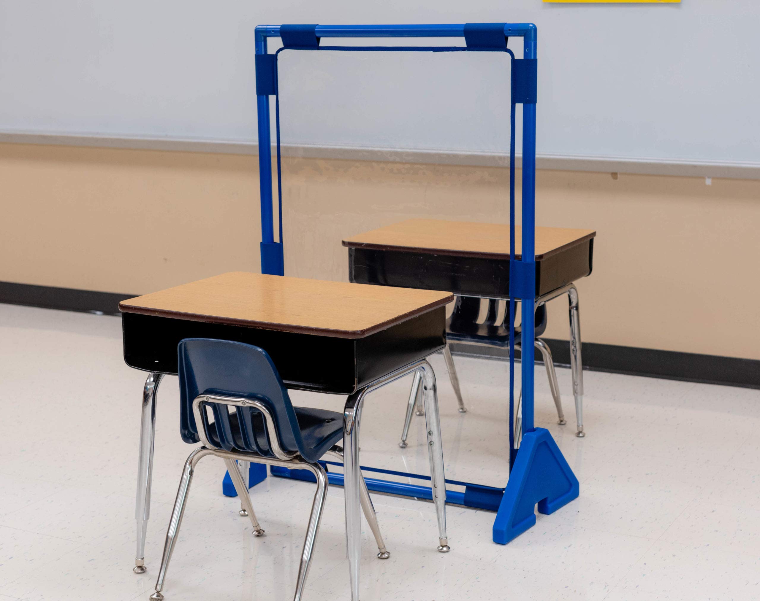 Children's Factory - CF902-959 Rect. PlayPanel, Kids Room Divider Panel, Classroom Partitions, Free-Standing Screen for Daycare/Homeschool/Montessori, Clear