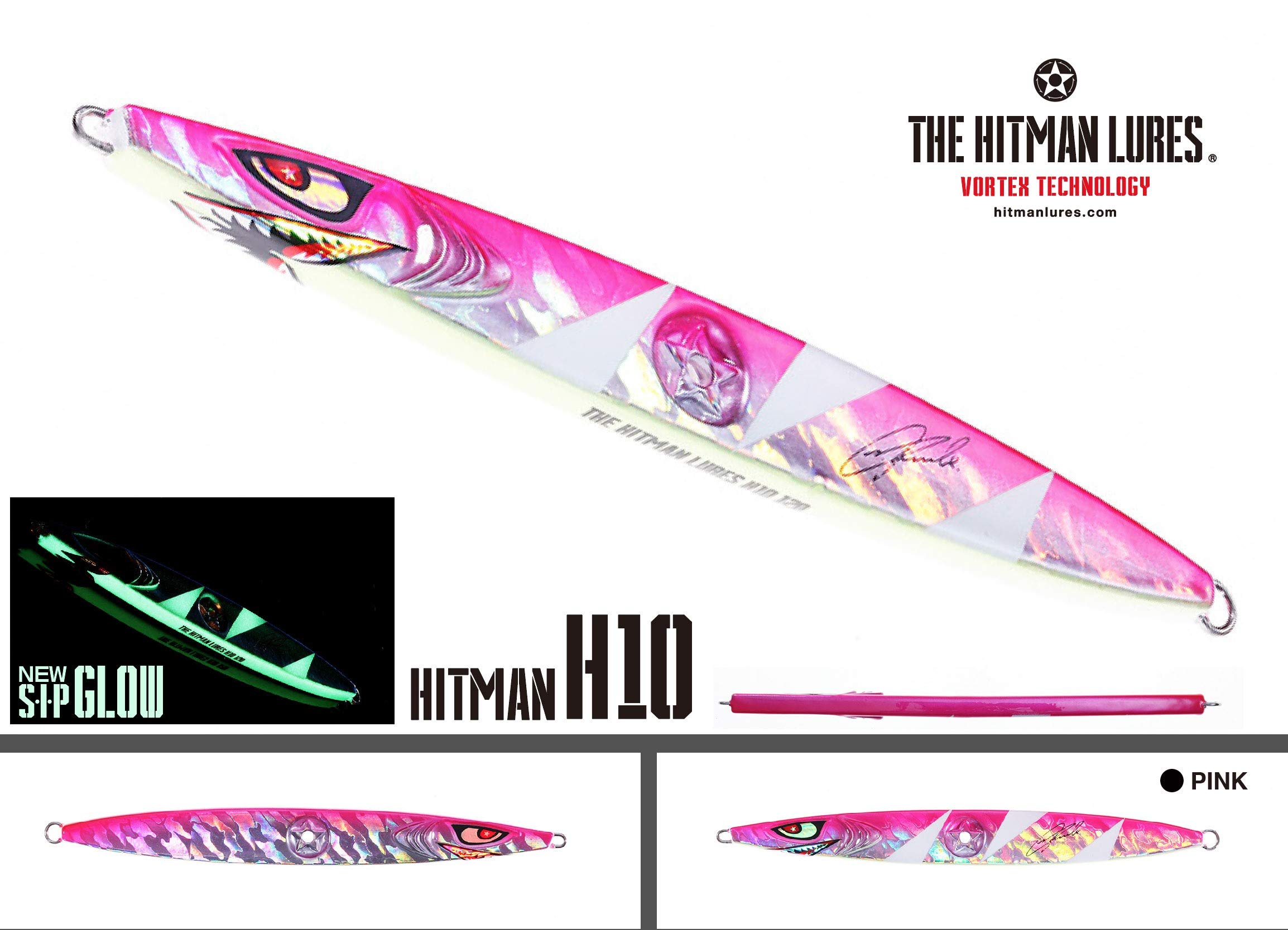 ヒットマンジグ　THE HITMAN LURES H10 2本セット　レア商品 Amazon | HITMAN ジグ H10 200g ゴールドレッド | THE HITMAN