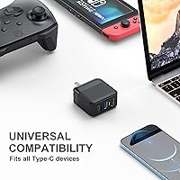 Vista 4 de Adaptador de cargador de muelle para interruptor OLED, cargador de interruptor portátil para modo de TV, base HDMI con cable de 4 pies, interruptor