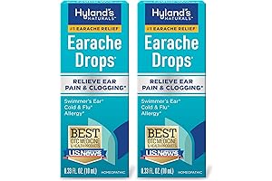 Hyland's Earache Drops: Natural Relief for Swimmer's Ear, Cold, Flu, and Allergy Symptoms