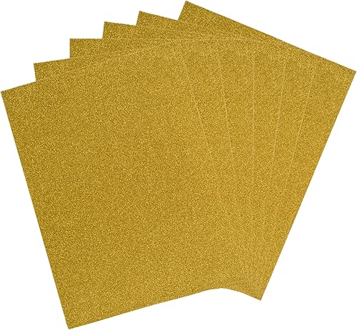 Miniatura 7 de Mega Artesanía 6pcs metálico Espuma EVA Hojas 9 x 12  Sparkly Glitter Blanco papeles con adhesivas Smooth Back  para álbumes de recortes Arts