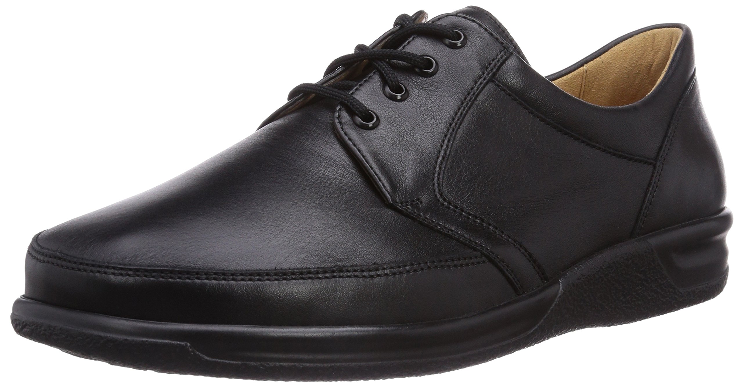 Ganter SENSITIV Kurt, szerokość K 3-256701-01000 półbuty męskie, czarny, 44.5 EU X-Weit
