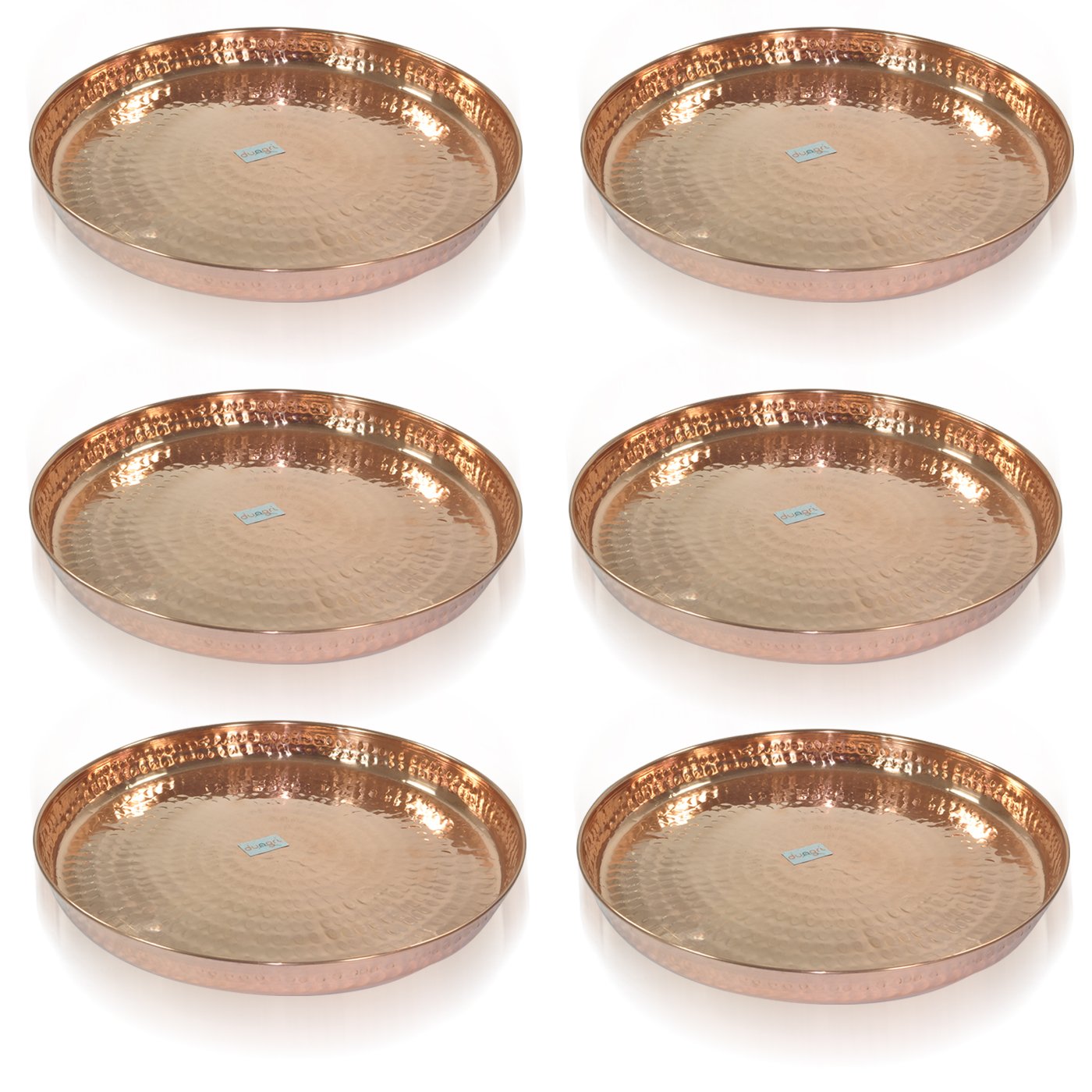 Buy , Diwali Gift 100 pure copper Indian Dinnerware Thali