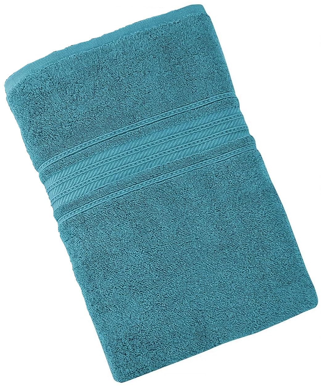 Bath Sheet Towels Pack of 1 Egyptian Cotton Highly Absorbent (100x200 cm) Bathroom Towels Ring Spun Cotton Quick Dry Large Towels 600 GSM (TEAL)