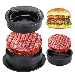 Burger Press Hamburger Patty Maker Slider Press Stuffed Burger Patty Press Regular Burger Patties Cookery Mold 3 in 1 Non Stick Kitchen Barbecue Tool