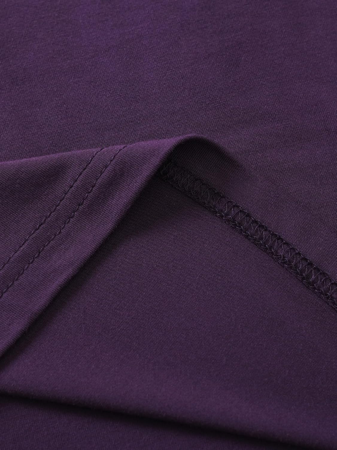 Latuza Women's Viscose Pajama Tops Crewneck 3/4 Sleeves Sleep Tee - Image 4