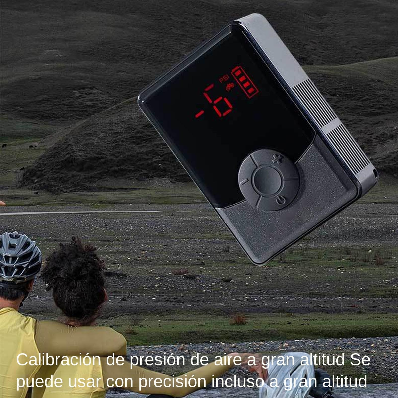 Bomba Portátil Neumáticos Bici Compresor De Aire Inalámbrico
