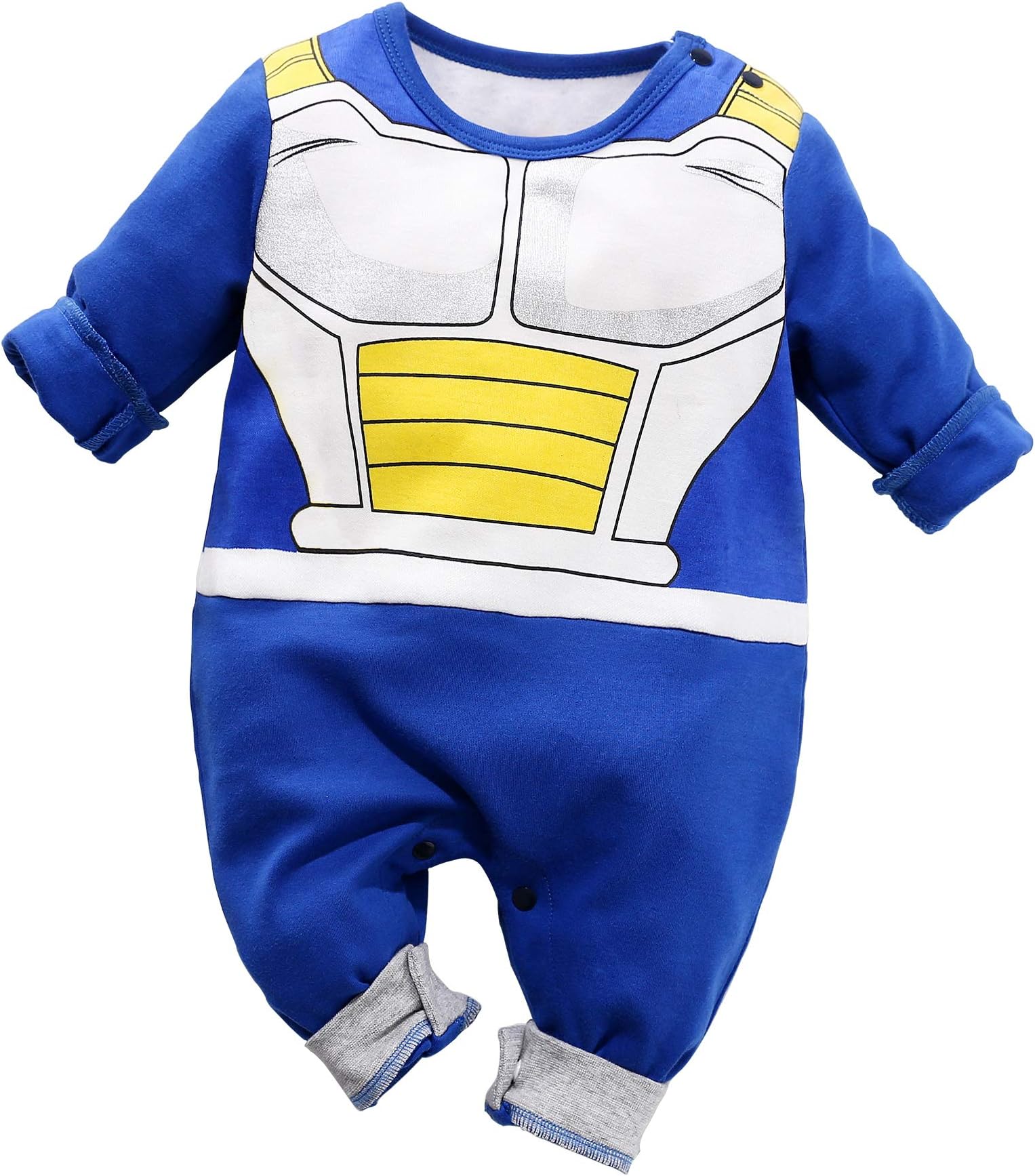Beal Shopping Newborn Long Sleeve Baby Boy and Girls Anime Rompers Costume Jumpsuit Baby Clothes