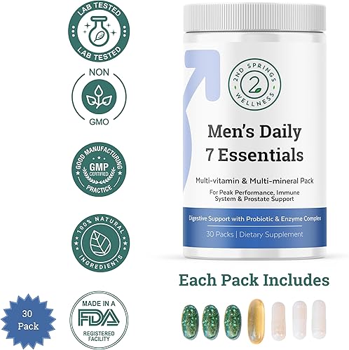 Miniatura 7 de Paquete de masticables Daily 7 Essentials, Sleep Well y Vitamina D3 + K2 para hombre