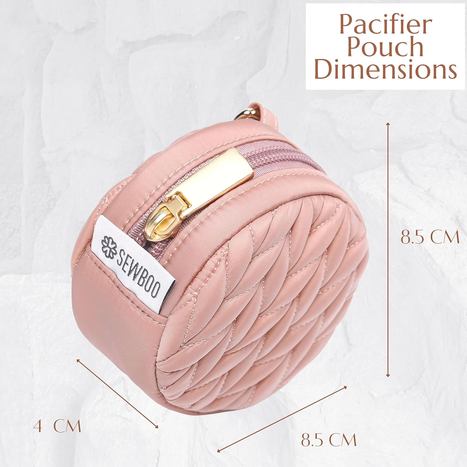 Pacifier Case with Clip and Pouch Cover, Storage for Mom Bag - Image 5