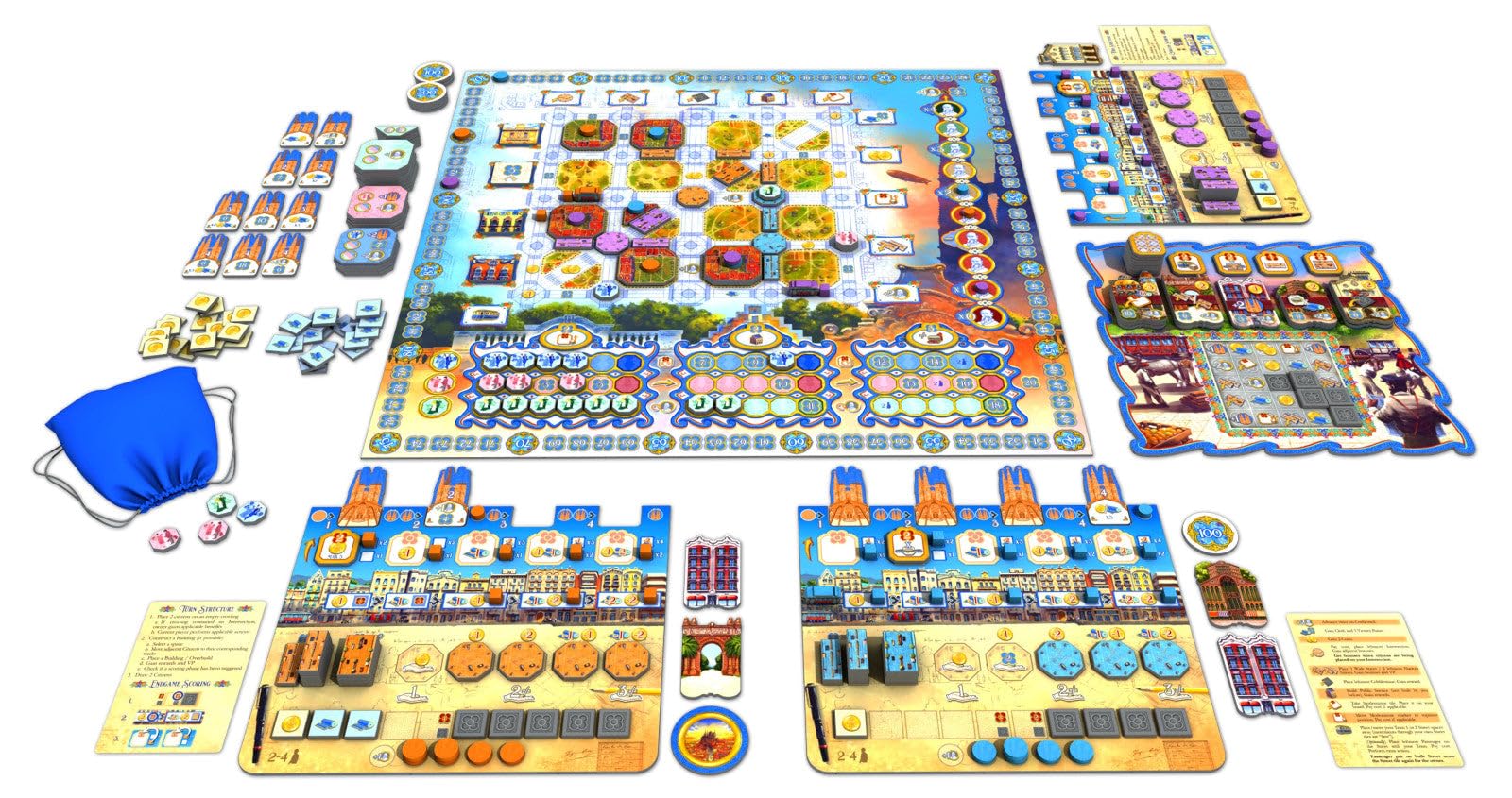Plansza i kości | Barcelona | Gra planszowa | Wiek 14+ | 1-4 graczy | Czas gry 60-90 minut