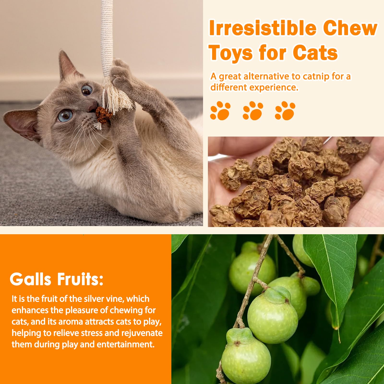 Nepfaivy Cat Toys Chew Ropes - Image 3