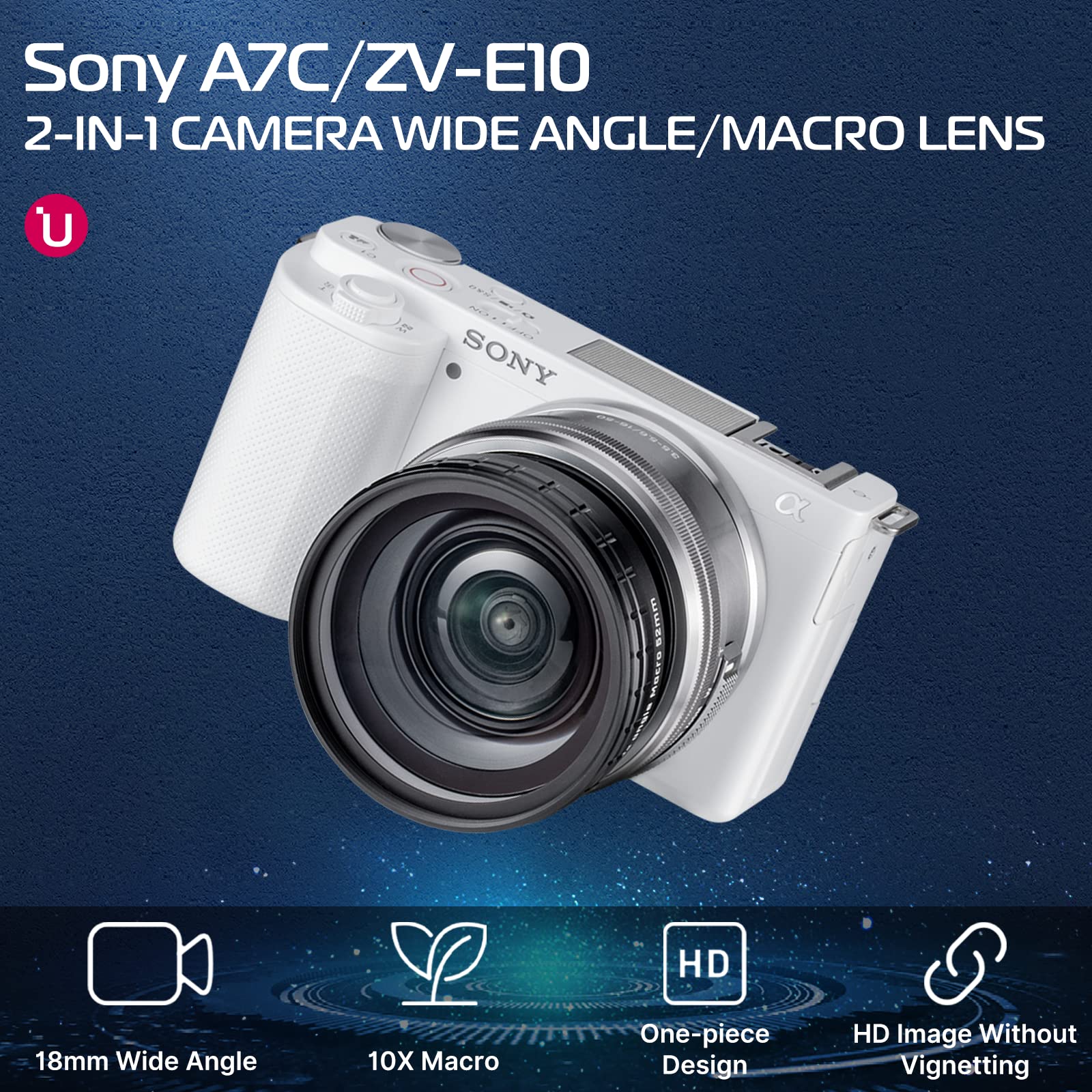 ミラーレス一眼 SONY - SONY ZV-E10L  Ulanzi WL-3 Amazon | Ulanzi WL-3 ZV-E10 A7C 広角レンズ 超広角 マクロ