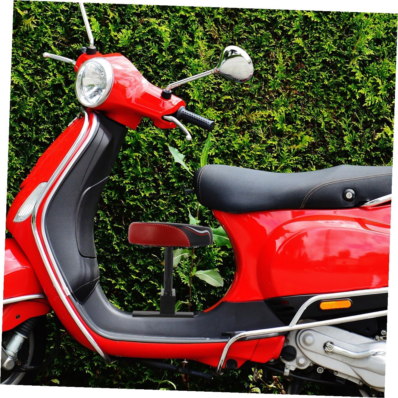 Electric Scooter Front Seat with Bracket Mount, Universal Seat for Electric Bikes and Scooters, Black Riding Stool and Random Color