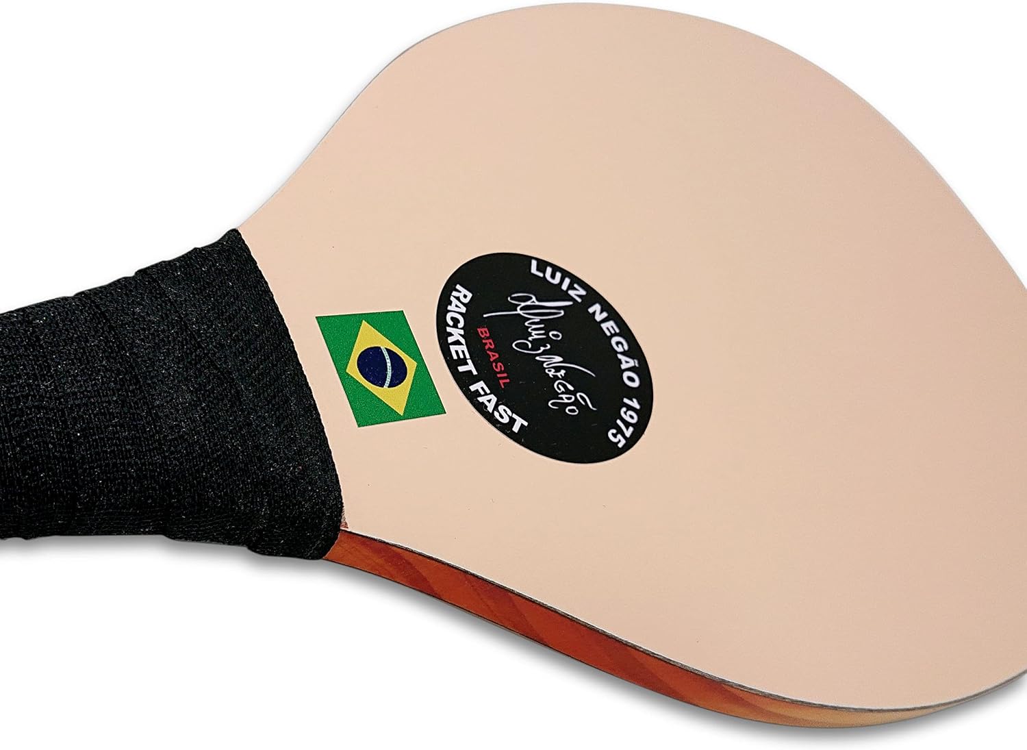 Frescobol One Luiz Negao Grega Paddle. Pro, Ultra Light Single Racquet Made in Brazil.