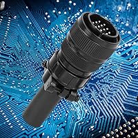 Vista 4 de 1 unids 14 Pin macho enchufe TIG accesorios de soldadura de 14 pines, enchufe macho de 14 pines para Miller de acero inoxidable 14 Pin Plug Tig