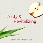 Renpure Apple Cider Vinegar & Aloe Shampoo, Plant-Based – Clarifies, Removes Residue and Nourishes for Shiny, Healthy Hair – For Dull Hair - Apple Cider Vinegar, Aloe Leaf Juice – 24 Fl Oz
