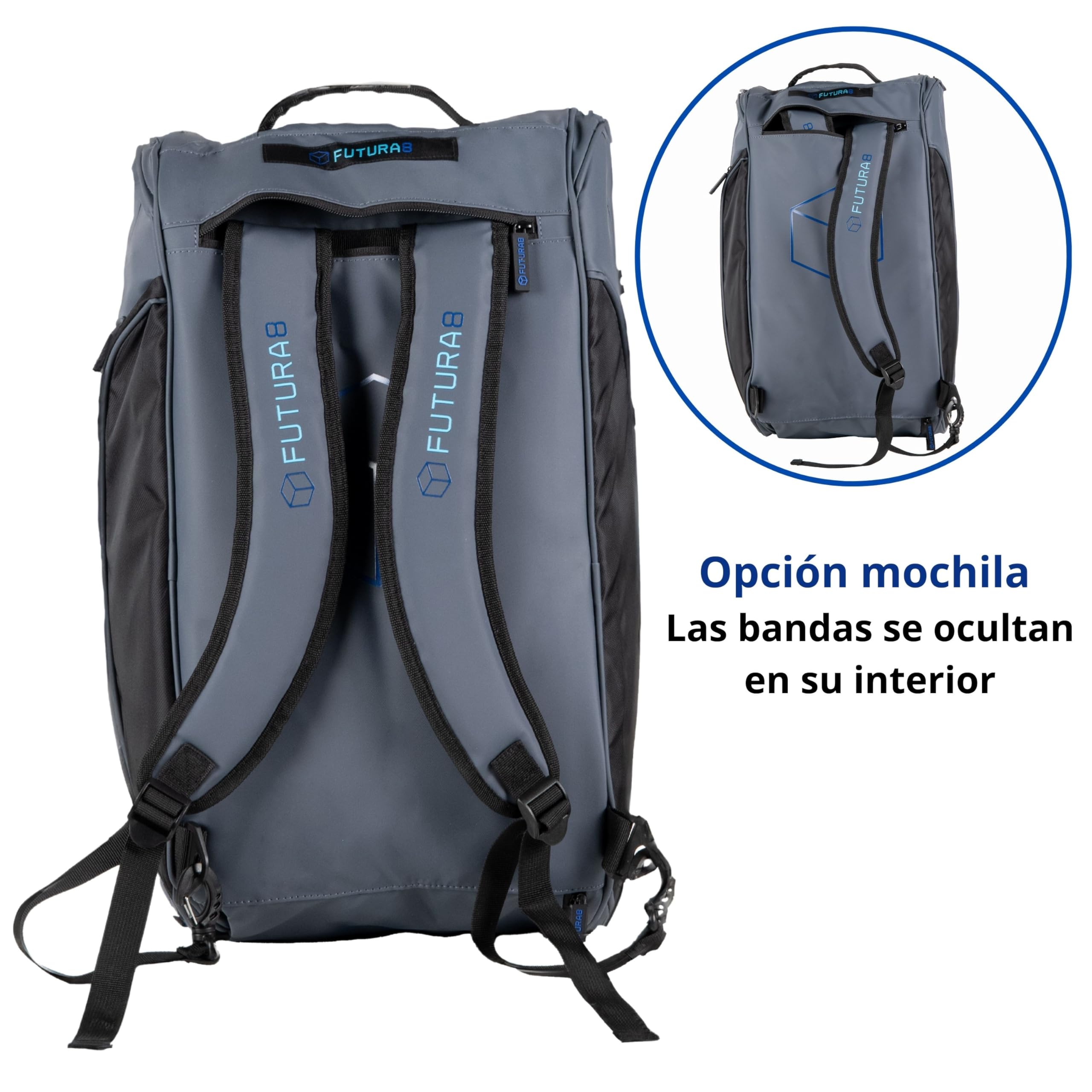 Paletero de Pádel Hombre y Mujer, Compartimento Térmico, Protege hasta 4 Palas, Ideal para Entrenamientos y Torneos, Jugadores de Pádel, Mochila Grande, Resistente y Ergonómica