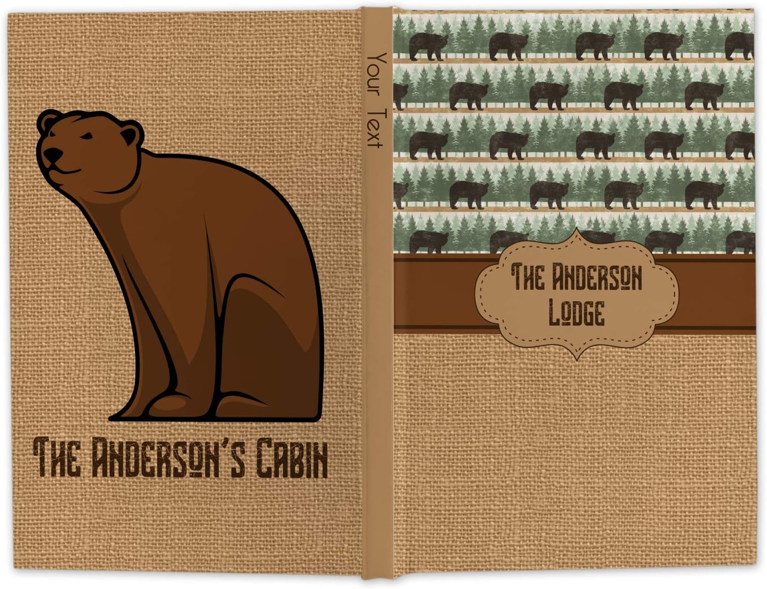 Personalized Cabin Hardbound Journal - 5.75" x 8"