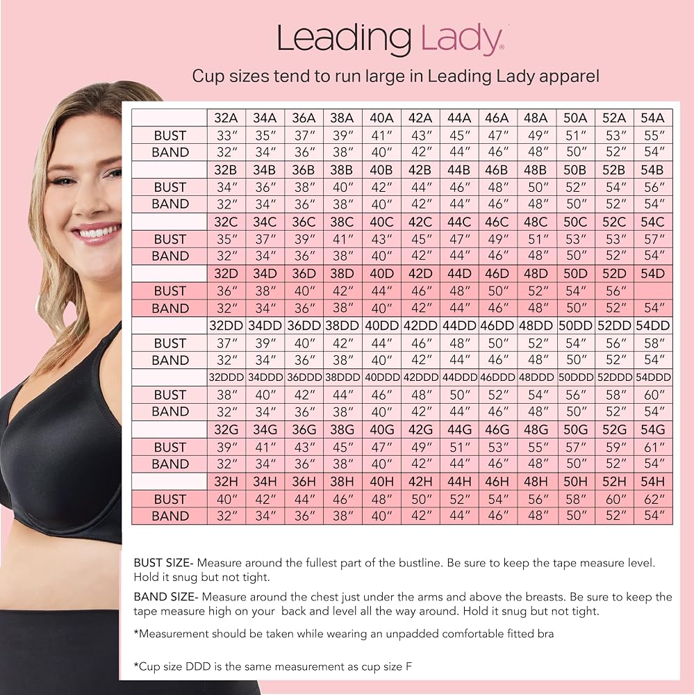 all sizes of bra