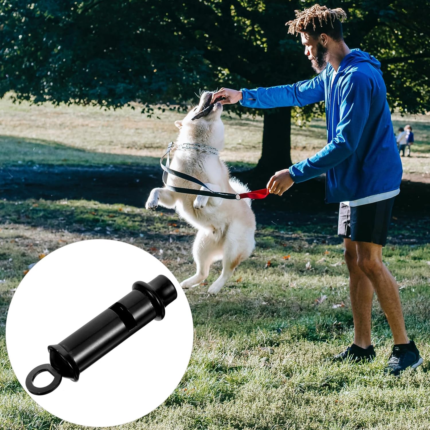 Kisangel Pet Training Whistle Silent Dog Training Tool for Hiking Lightweight Metal Design for Outdoor Use