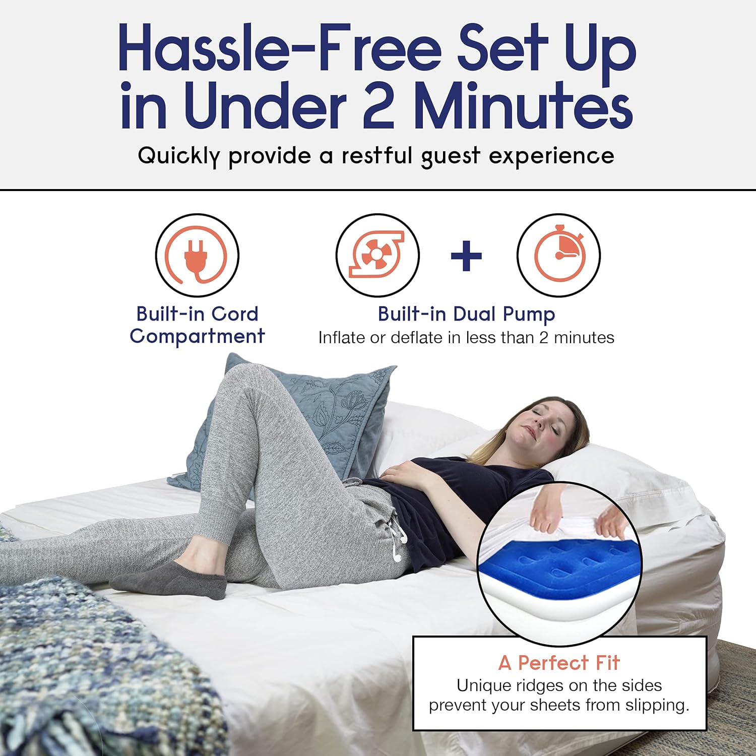 double height double air bed