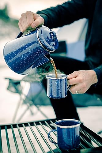 Miniatura 3 de Stansport Esmalte Percolator Tazas